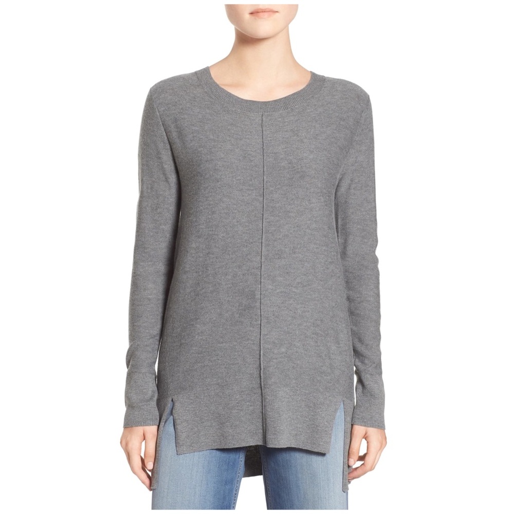 Trouve Viscose Side Slit Sweater Size Medium